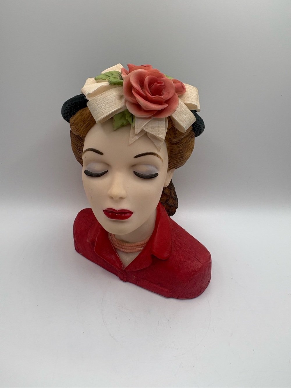 Cameo Girls Eve 1948 Tea Party Lady Head Vase LV-003 United Design 2000